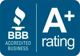 BBB Accredited Business A+ rating